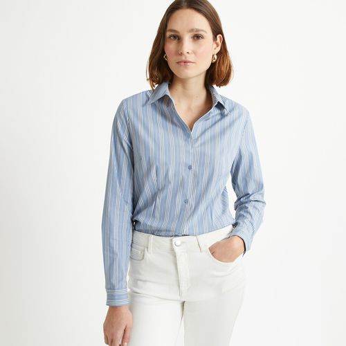 Camicia A Righe, Maniche Lunghe Donna Taglie 42 - anne weyburn - Modalova