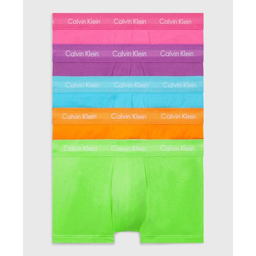 Confezione da 5 boxer tinta unita low rise - CALVIN KLEIN UNDERWEAR - Modalova