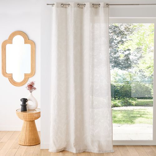 Tenda Jacquard Con Occhielli, Siamang Taglie 260 x 135 cm - la redoute interieurs - Modalova