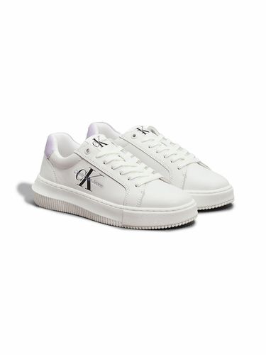 Sneakers Chunky Cuspole In Pelle Donna Taglie 37 - calvin klein jeans - Modalova