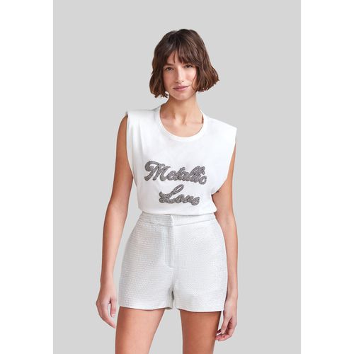 T-shirt Scollo Rotondo Senza Maniche Donna Taglie XS - ikks - Modalova