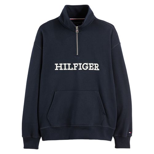 Felpa mezza cerniera collo alto - TOMMY HILFIGER - Modalova