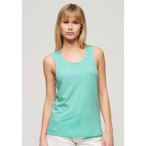 Top Scollatura Rotonda, Logo Ricamato Donna Taglie 38 (FR) - 42 (IT) - superdry - Modalova