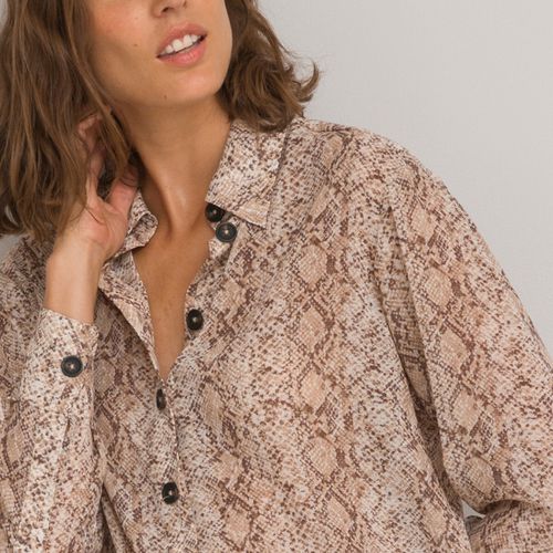 Tunica con stampa animalier, taglio oversize - LA REDOUTE COLLECTIONS - Modalova