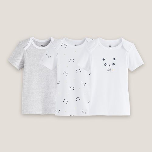 Confezione da 3 t-shirt intime, cotone bio - LA REDOUTE COLLECTIONS - Modalova