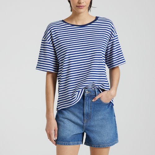 T-shirt boxy a righe - PETIT BATEAU - Modalova