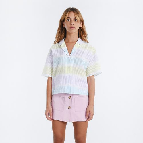 Camicia Con Larghe Righe Donna Taglie XS - lili sidonio - Modalova