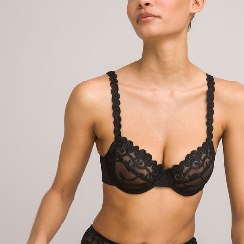 Reggiseno avvolgente tulle ricamato - LA REDOUTE COLLECTIONS - Modalova