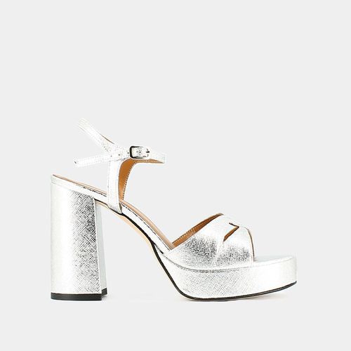 Sandali In Pelle Justine, Platform Donna Taglie 39 - jonak - Modalova