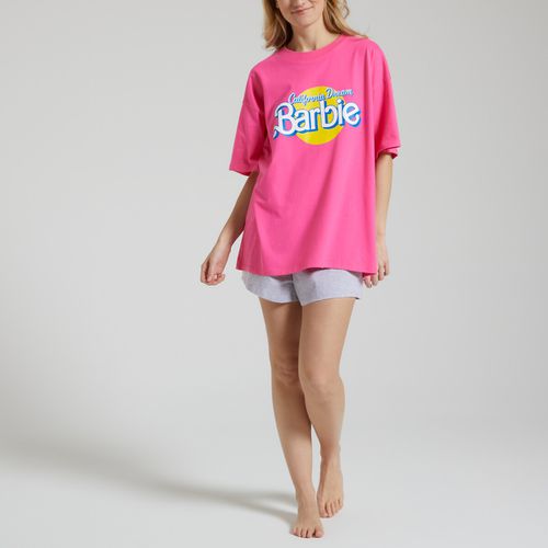 Pigiama Corto Oversize Donna Taglie S - barbie - Modalova