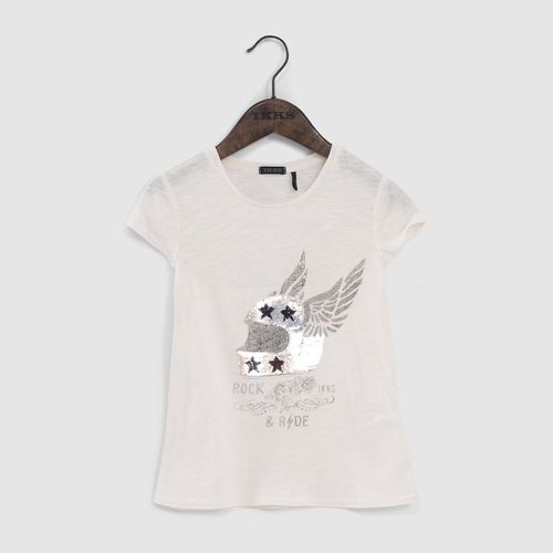 T-shirt A Maniche Corte Bambina Taglie 6 anni - 114 cm - ikks junior - Modalova