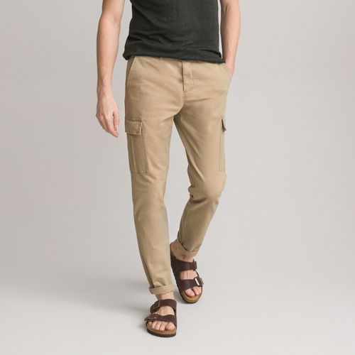 Pantaloi cargo slim cotone bio - LA REDOUTE COLLECTIONS - Modalova