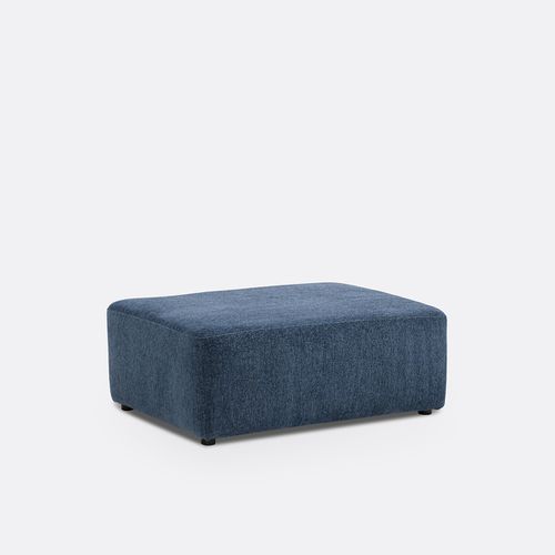 Pouf poliestere ciniglia chiné, Monica - LA REDOUTE INTERIEURS - Modalova