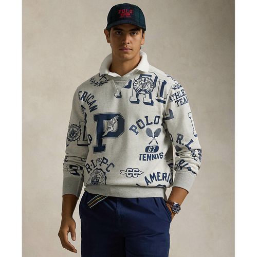 Felpa ampia con motivi in fleece - POLO RALPH LAUREN - Modalova