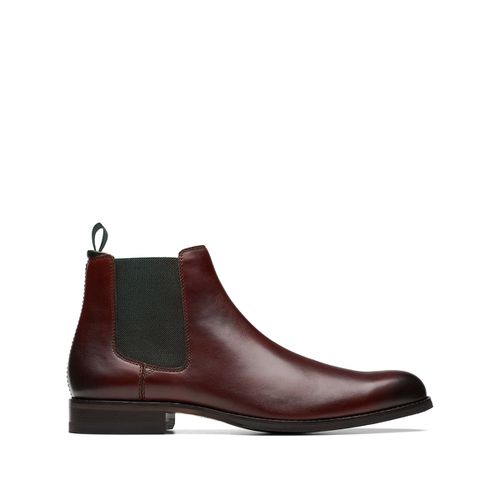 Stivaletti Chelsea In Pelle Craft Arlo Uomo Taglie 41 - clarks - Modalova