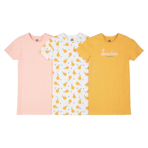 Confezione Da 3 Camicie Da Notte Stampate Bambina Taglie 3 anni - 94 cm - la redoute collections - Modalova