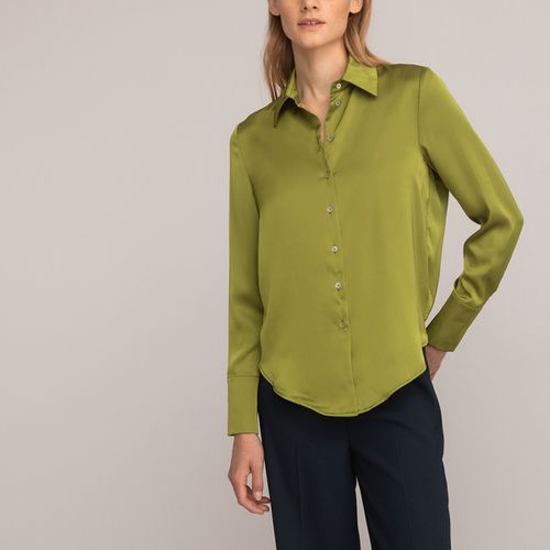 Camicia In Satin A Maniche Lunghe Donna Taglie 34 (FR) - 38 (IT) - la redoute collections - Modalova