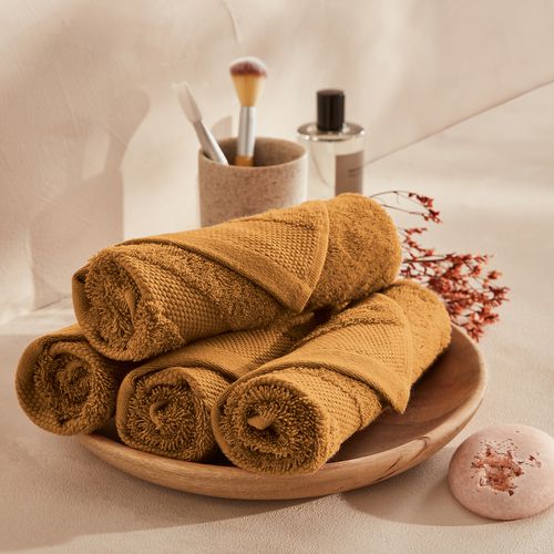 Set di 4 asciugamani ospiti in cotone egiziano, Kheops - LA REDOUTE INTERIEURS - Modalova