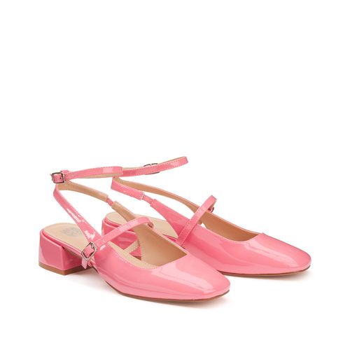 Ballerine Sling Back Vernice, Piccolo Tacco Donna Taglie 39 - la redoute collections - Modalova