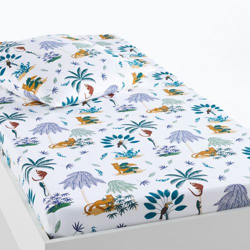 Lenzuolo Con Angoli Cotone Biologico, Petite Jungle Taglie 140 x 190 cm - la redoute interieurs - Modalova