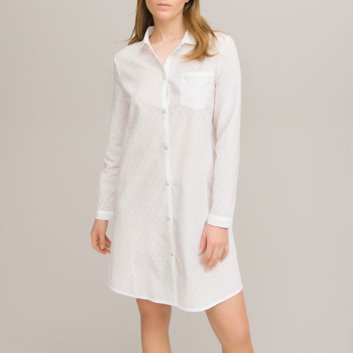 Camicia Da Notte In Tessuto Plumetis Donna Taglie 54 - la redoute collections - Modalova