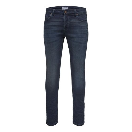 Jeans Slim In Maglia Denim Superstretch Loom Uomo Taglie W29 L32 (US) - 42 (IT) - only & sons - Modalova