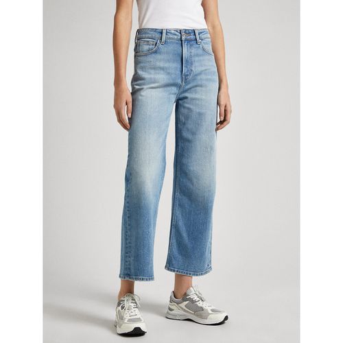 Jeans Wide Leg, Vita Alta Donna Taglie W24 L30 (US) - 38 (IT) - pepe jeans - Modalova