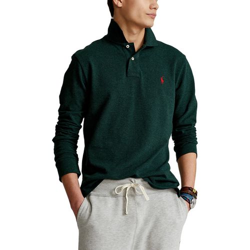 Polo Slim Maniche Lunghe Uomo Taglie XL - polo ralph lauren - Modalova