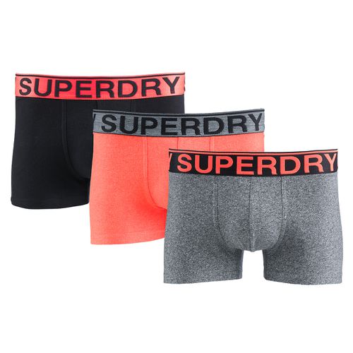 Confezione da 3 boxer tinta unita - SUPERDRY - Modalova