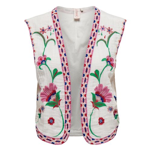 Gilet senza maniche motivo floreale - ONLY - Modalova