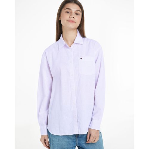 Camicia gessata - TOMMY JEANS - Modalova