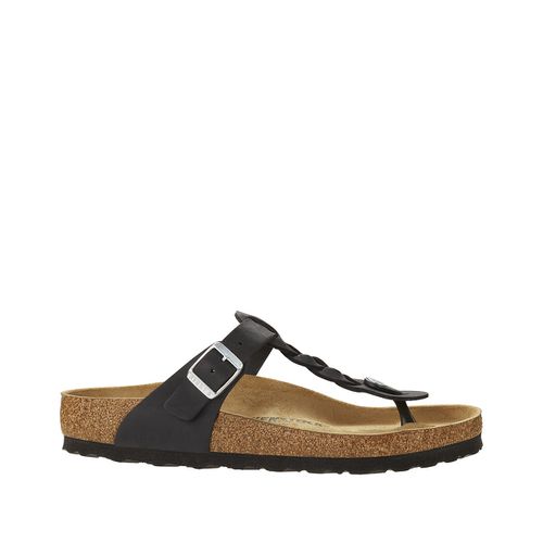 Infradito pelle ingrassata Gizeh Braided - BIRKENSTOCK - Modalova