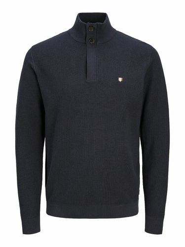 Maglione collo alto mezza cerniera e bottone - JACK & JONES - Modalova