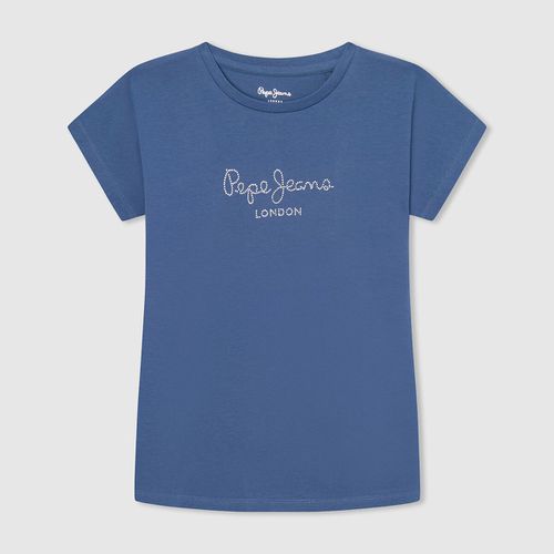 T-shirt A Maniche Corte Bambina Taglie 8 anni - 126 cm - pepe jeans - Modalova
