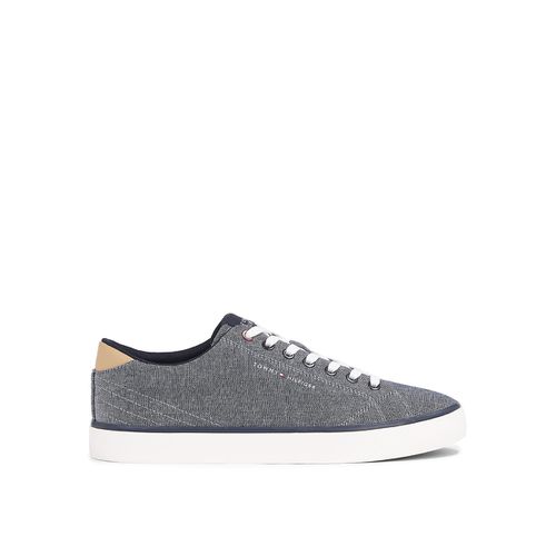 Sneakers vulcanizzate in chambray - TOMMY HILFIGER - Modalova