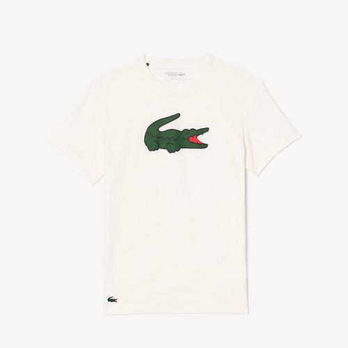 T-shirt Girocollo In Jersey Con Logo Uomo Taglie M - lacoste - Modalova