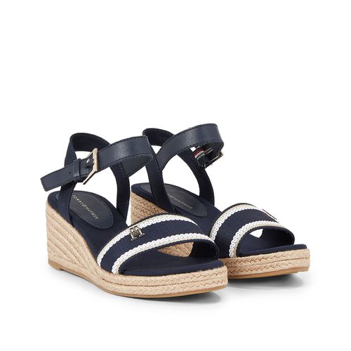 Sandali con zeppa Webbing - TOMMY HILFIGER - Modalova