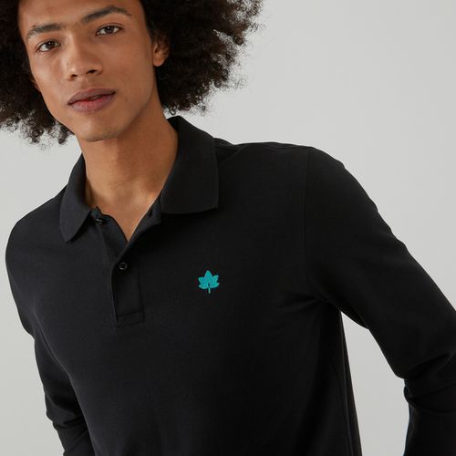 Polo A Maniche Lunghe In Puro Cotone Uomo Taglie S - la redoute collections - Modalova