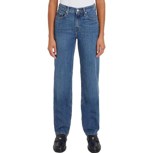 Jeans dritto in denim stretch - TOMMY HILFIGER - Modalova