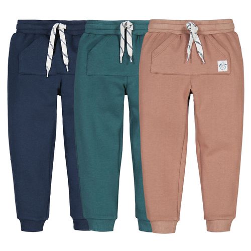 Confezione da 3 joggings in felpa - LA REDOUTE COLLECTIONS - Modalova