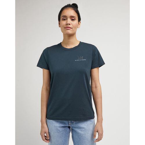 T-shirt Maniche Corte, Logo Davanti Donna Taglie S - lee - Modalova