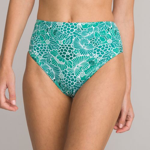 Slip Bikini A Vita Alta, Fantasia Fiori Donna Taglie 38 (FR) - 42 (IT) - la redoute collections - Modalova