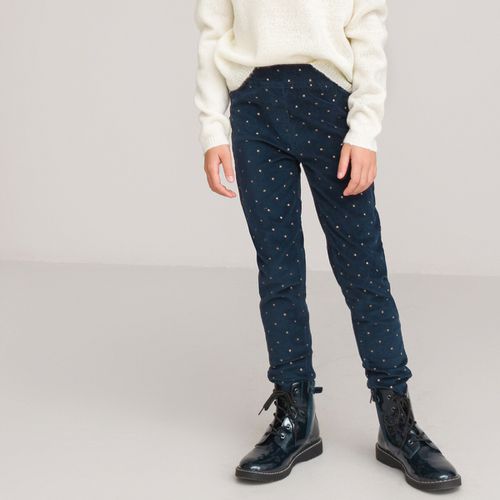 Pantaloni jegging stampa stelle in velluto - LA REDOUTE COLLECTIONS - Modalova