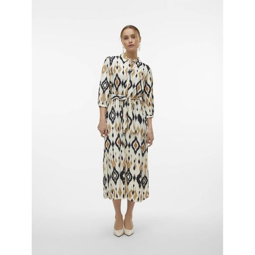 Abito Midi Stampato Da Annodare Donna Taglie XS - vero moda - Modalova