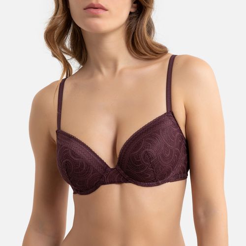 Reggiseno A Balconcino Imbottito Tutto Pizzo Donna Taglie 2 D - la redoute collections - Modalova