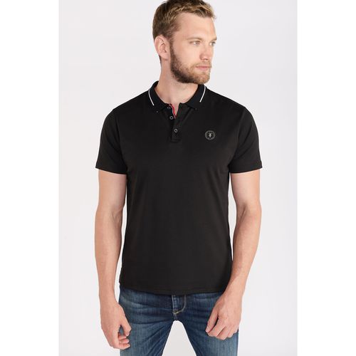 Polo Maniche Lunghe Collo Tipped Aron Uomo Taglie XXL - le temps des cerises - Modalova