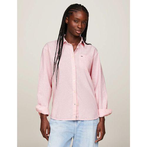 Camicia Gessata Donna Taglie S - tommy jeans - Modalova