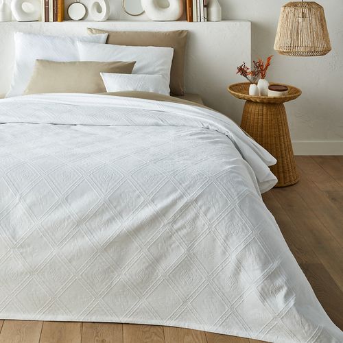 Copriletto Cotone Jacquard, Indo Taglie 250 x 250 cm - la redoute interieurs - Modalova