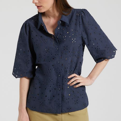 Camicia maniche larghe, pizzo sangallo - VERO MODA - Modalova