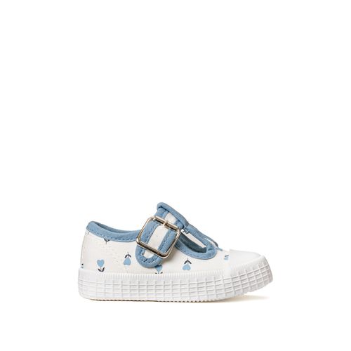 Baskets Ballerine Con Fibbia, Stampa Floreale Taglie 19 - la redoute collections - Modalova